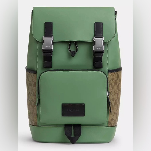 NWT COACH Track Backpack In Colorblock
Signature Canvas - Picture 2 of 3